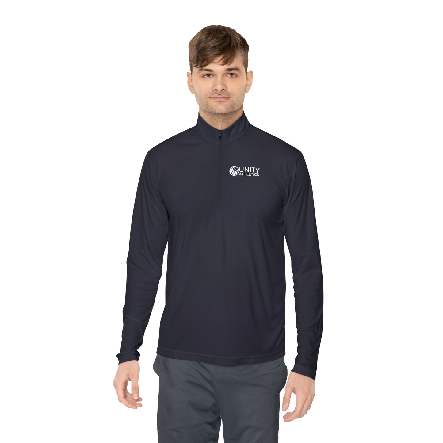 "Unity Christian School Athletics" - Unisex Quarter-Zip Pullover, Cozy Layering Pullover for All Seasons, Casual Wear, Activity & Sports, Gift for Friends & Family