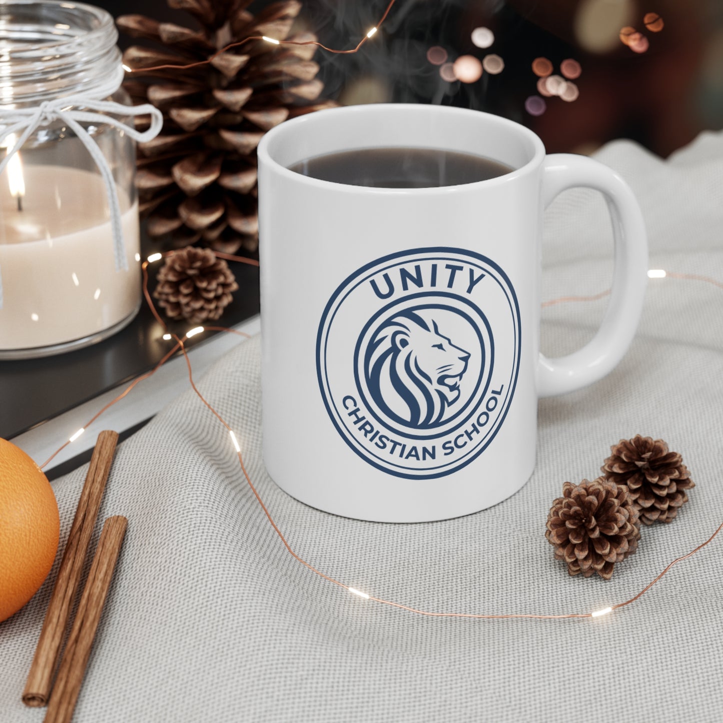Unity Christian School Mug | 11oz Coffee Cup | School Spirit | Gift for Students | Custom School Merchandise