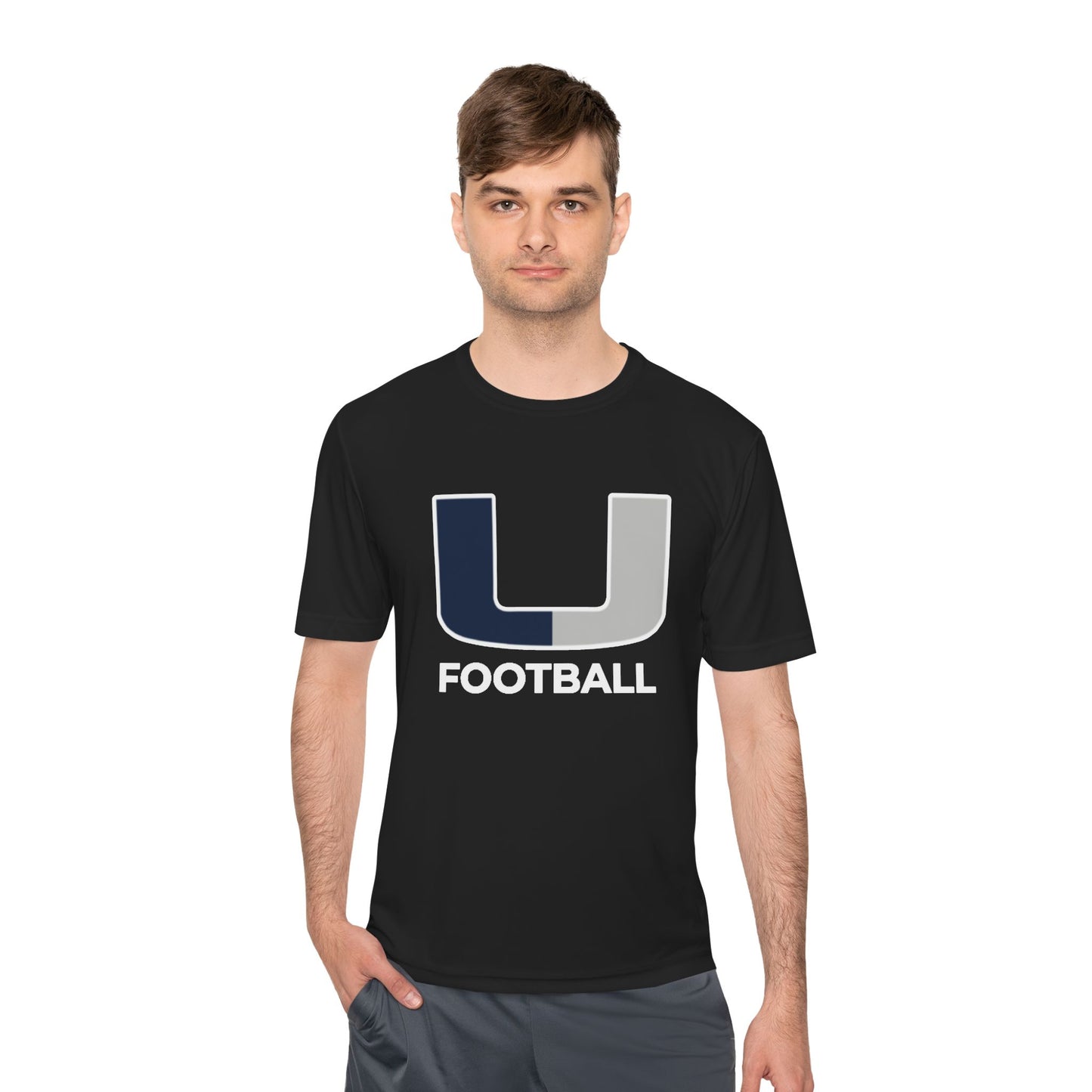 "U FOOTBALL" - Sporty Unisex Moisture Wicking Tee - Perfect for Athletes, Fitness Lovers, and Outdoor Adventurers | Great for Casual Wear, Gifts, [...]
