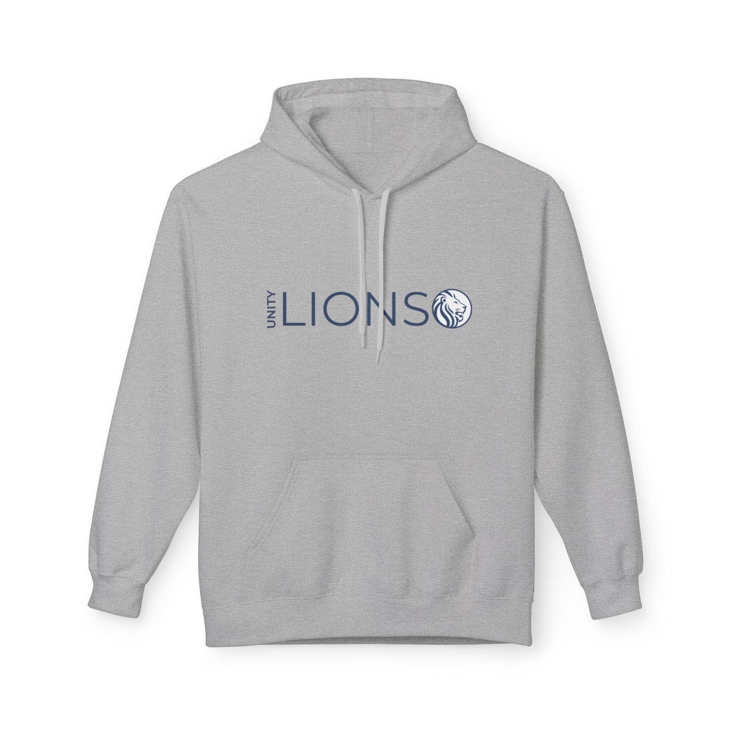 Unity Lions Hoodie, Unisex Fleece Sweatshirt, Casual Wear, Sports Team Apparel, Gift for Friends, College Spirit Gear