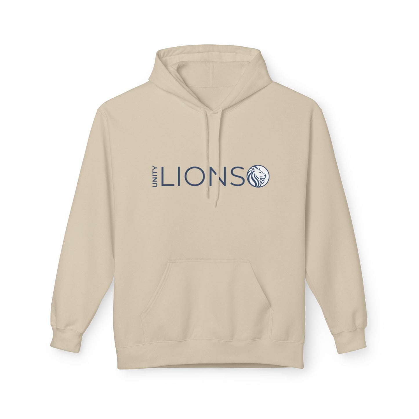 Unity Lions Hoodie, Unisex Fleece Sweatshirt, Casual Wear, Sports Team Apparel, Gift for Friends, College Spirit Gear