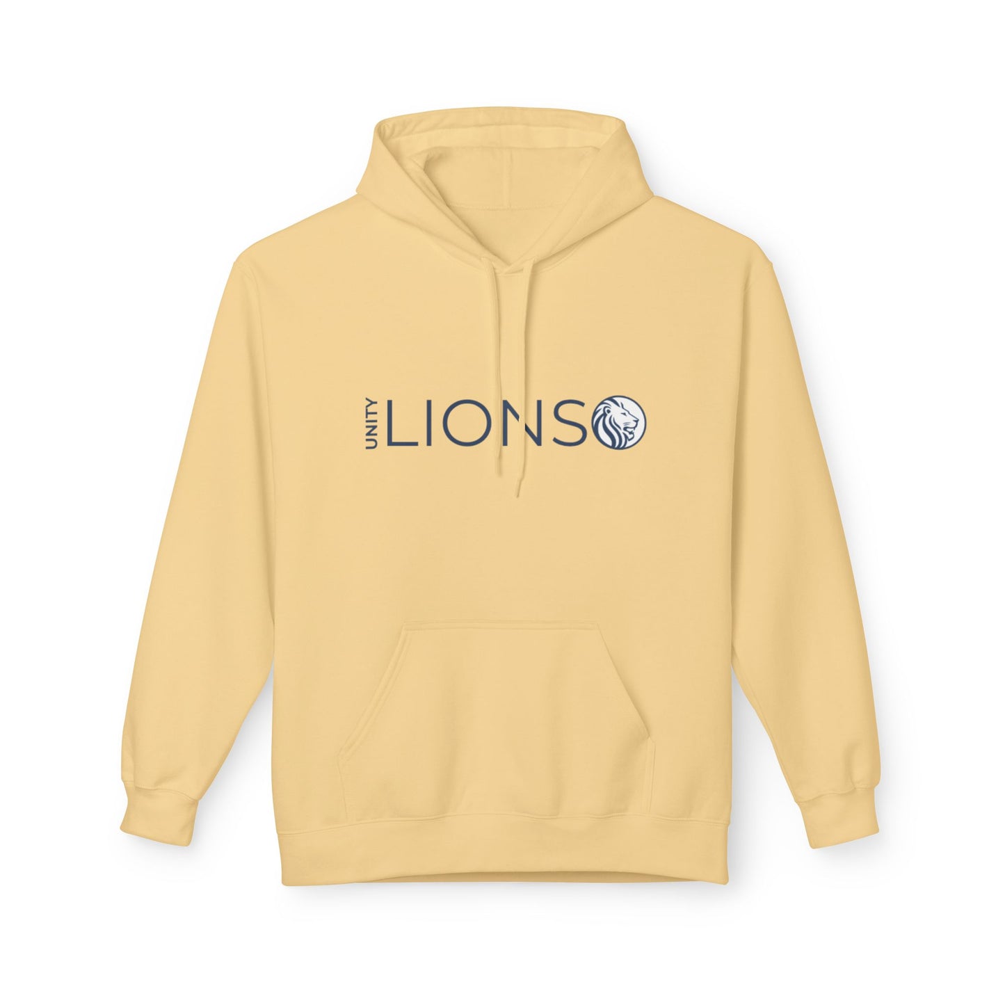 Unity Lions Hoodie, Unisex Fleece Sweatshirt, Casual Wear, Sports Team Apparel, Gift for Friends, College Spirit Gear