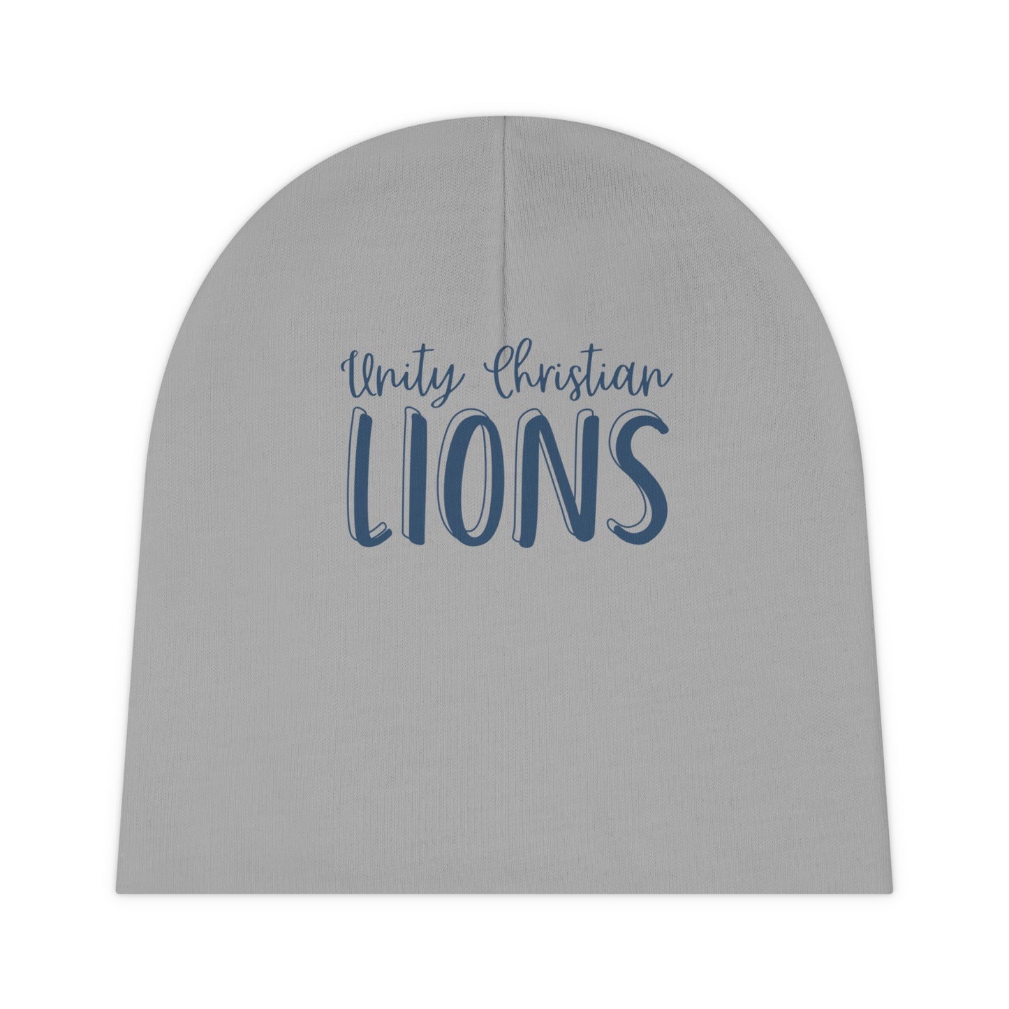 Unity Christian Lions Baby Beanie, Cute Infant Hat, Newborn Gift, Baby Shower, Personalized Beanie, Sporty Baby Apparel