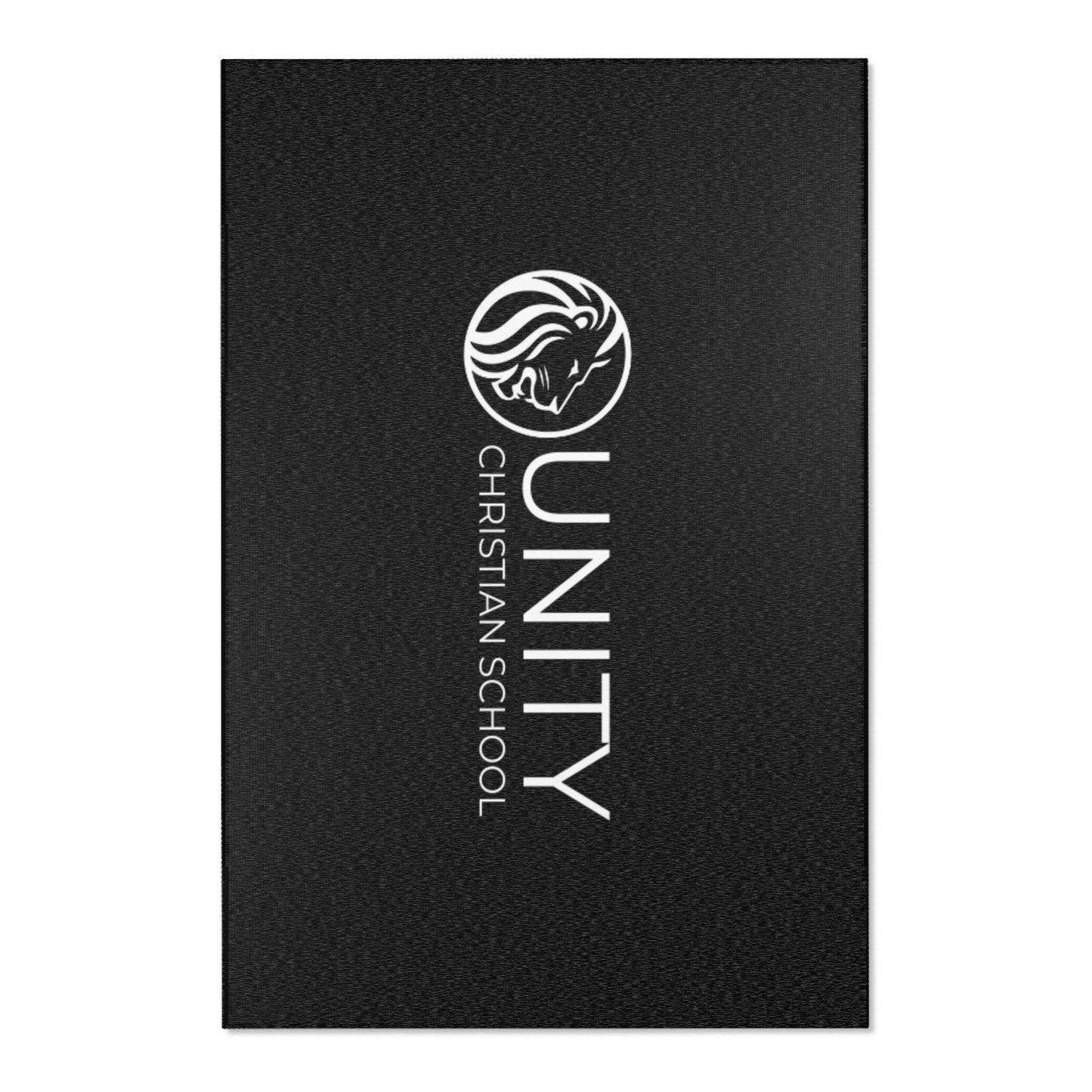 Custom Area Rugs for Home Decor, Unity Christian School Rug, Personalized Floor Mat, Inspirational Decor, Gift for Students