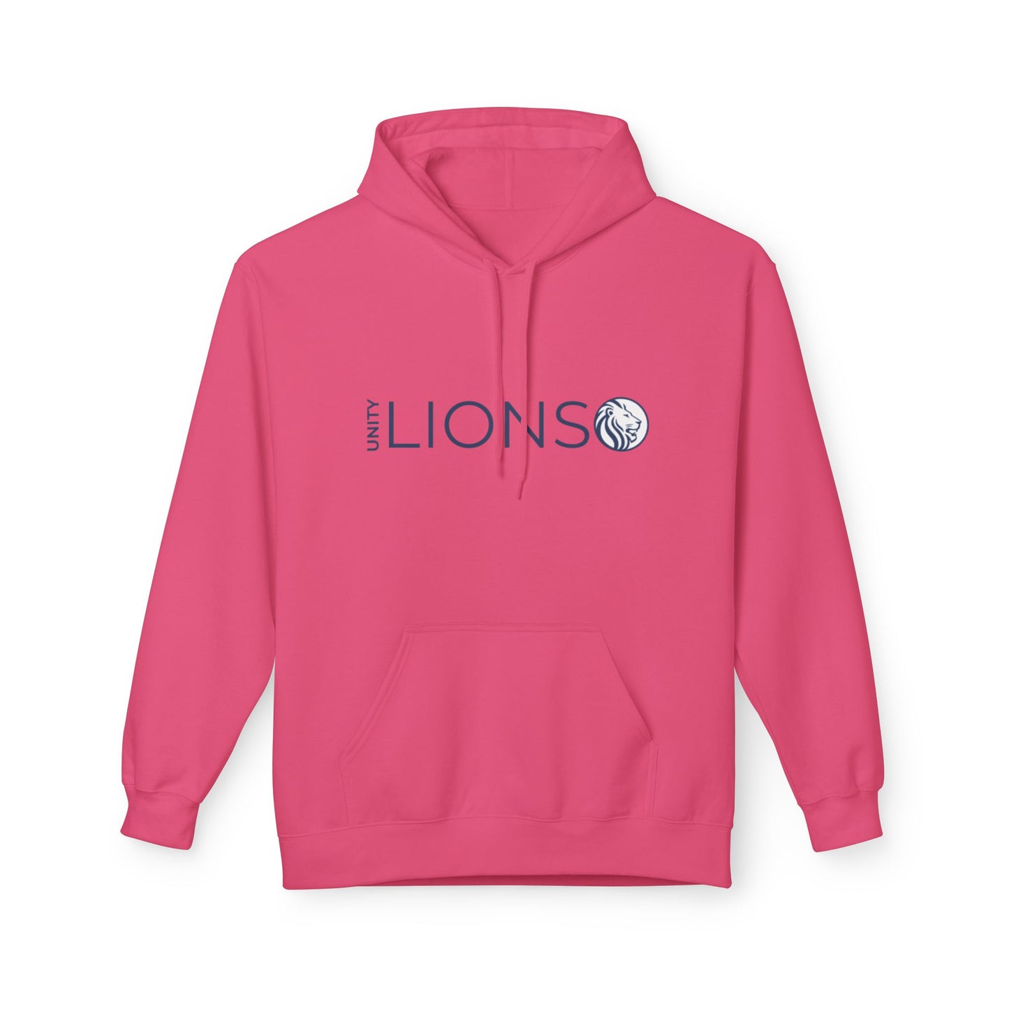 Unity Lions Hoodie, Unisex Fleece Sweatshirt, Casual Wear, Sports Team Apparel, Gift for Friends, College Spirit Gear