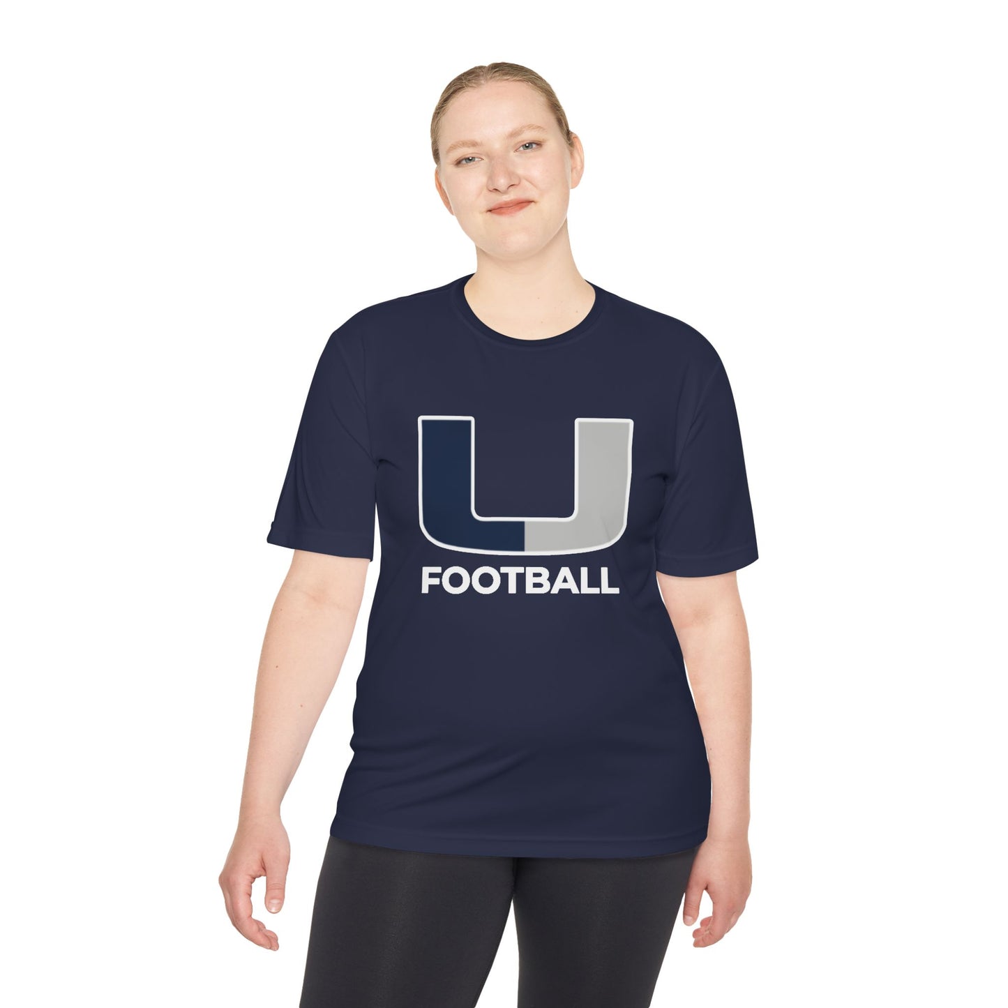 "U FOOTBALL" - Sporty Unisex Moisture Wicking Tee - Perfect for Athletes, Fitness Lovers, and Outdoor Adventurers | Great for Casual Wear, Gifts, [...]