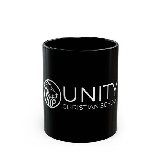 Personalized Unity Coffee Mug, School Spirit Mug, Gift for Teachers, Graduation Coffee Cup, Black Ceramic Mug