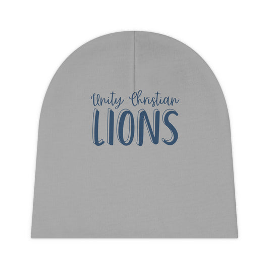 Unity Christian Lions Baby Beanie, Cute Infant Hat, Newborn Gift, Baby Shower, Personalized Beanie, Sporty Baby Apparel