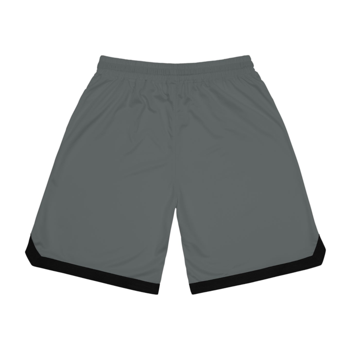 Grey Women's "U" Basketball Rib Shorts, Athletic Wear, Sports Shorts for Training, Summer Outfits, Activewear, Comfortable Playtime Gear