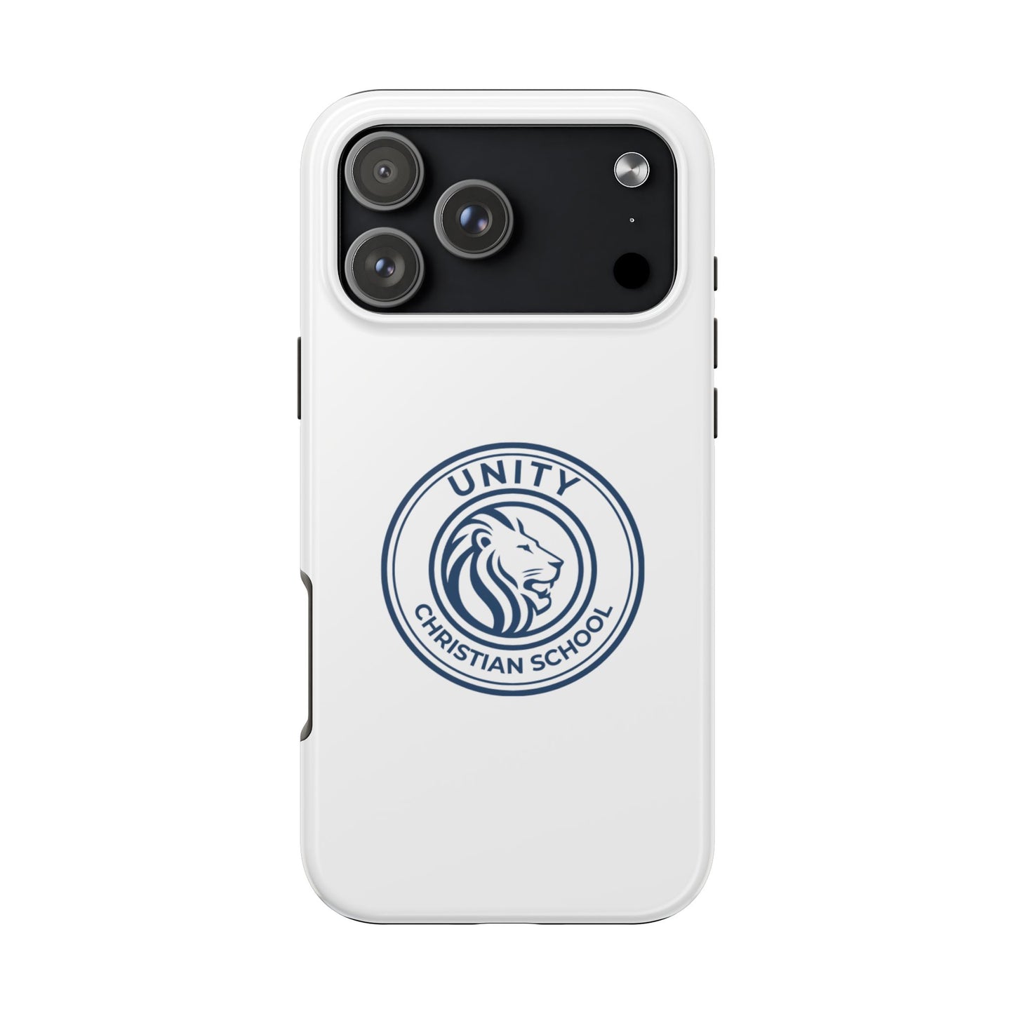 Custom Tough Phone Case, Durable Unity Christian School Case, Gift for Students, School Spirit Accessory, Protective Phone Cover