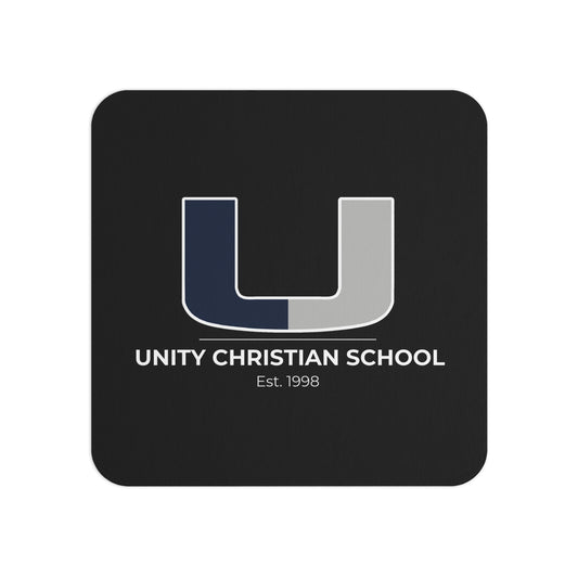 Custom School Coasters, Unity Christian School Coasters, Personalized Drink Coasters, Graduation Party Decor, Customizable Coaster Set