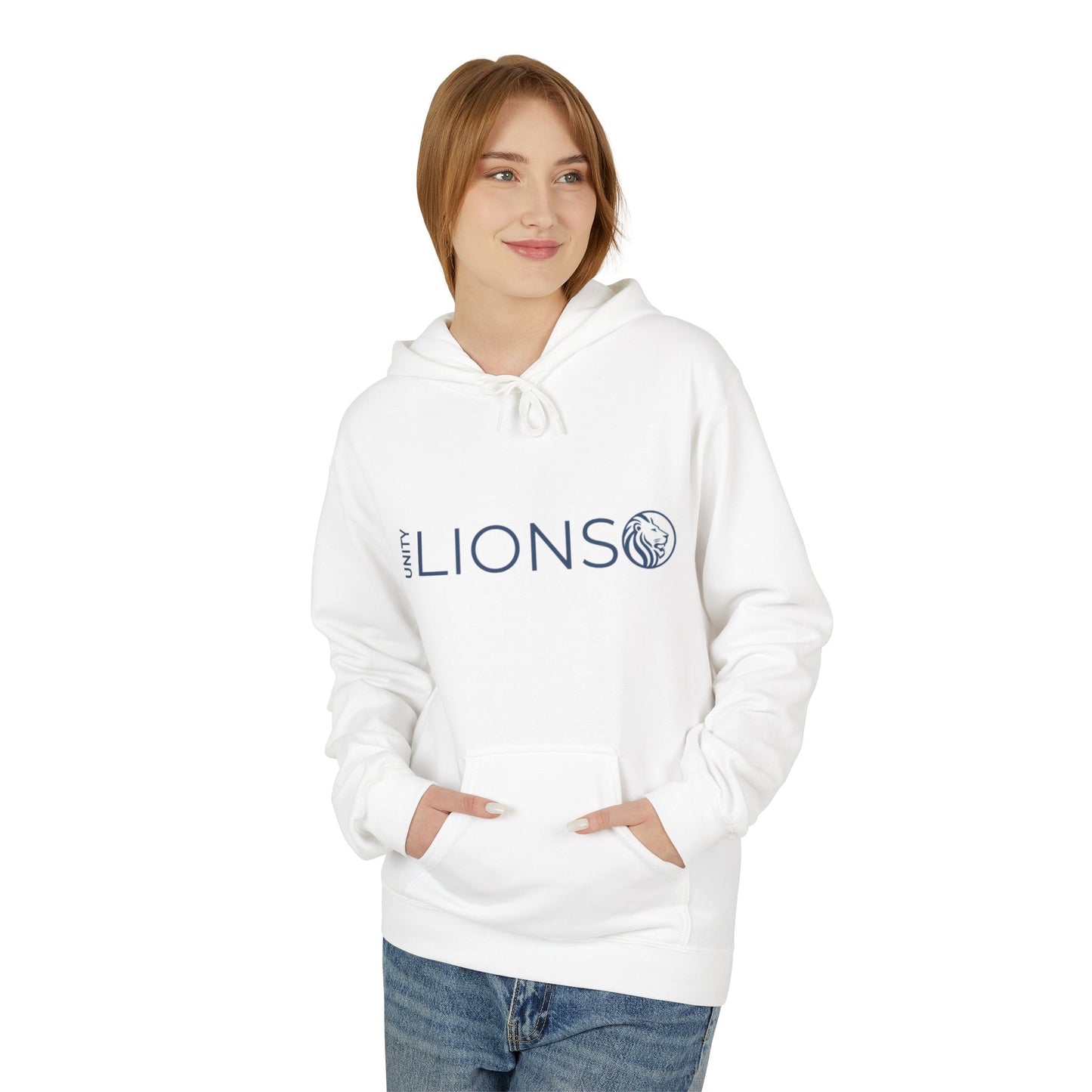 Unity Lions Hoodie, Unisex Fleece Sweatshirt, Casual Wear, Sports Team Apparel, Gift for Friends, College Spirit Gear