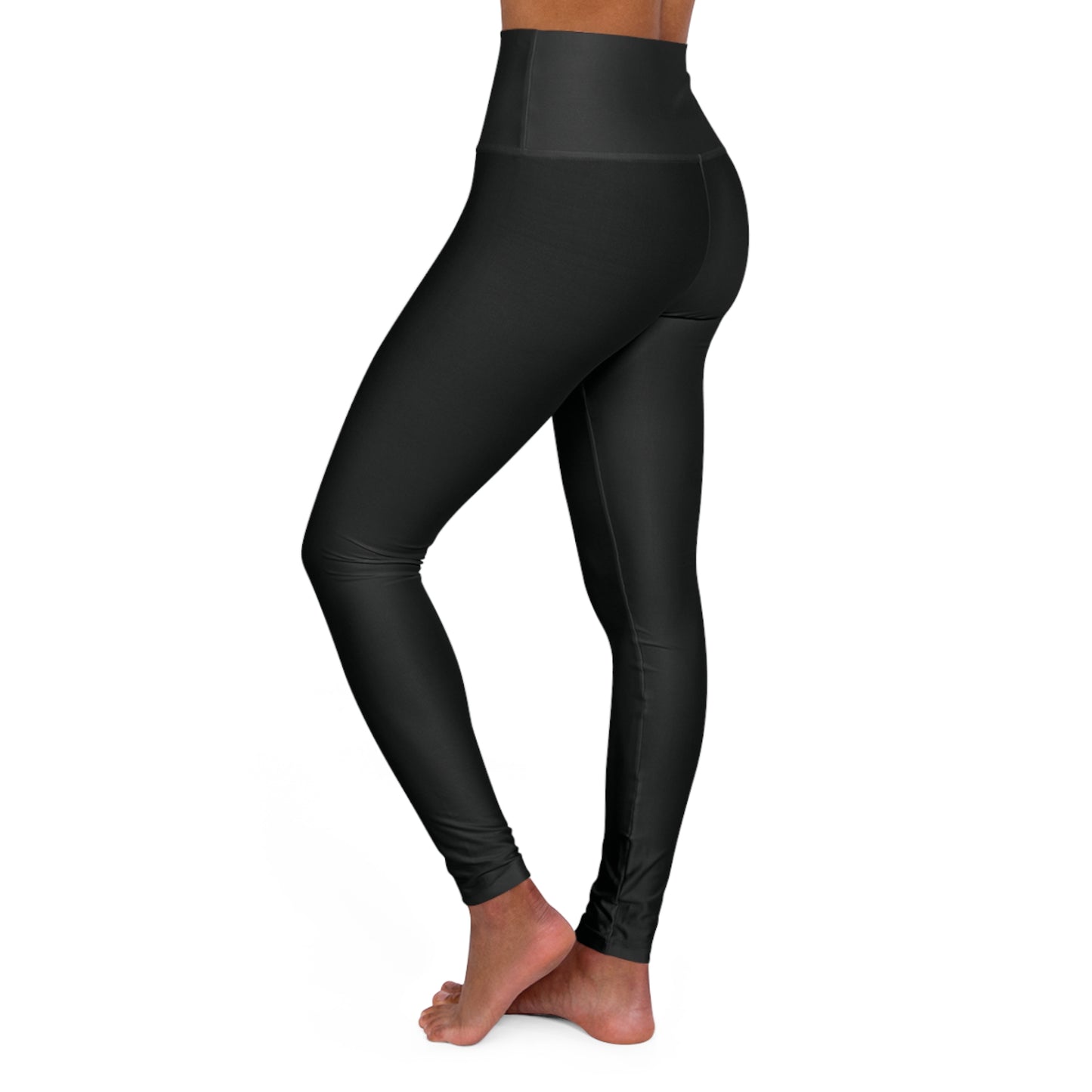 Black - Stylish High Waisted Yoga Leggings, Workout Tights, Athleisure Pants, Fitness Apparel, Gifts for Yoga Lovers, Perfect for Active Lifestyle