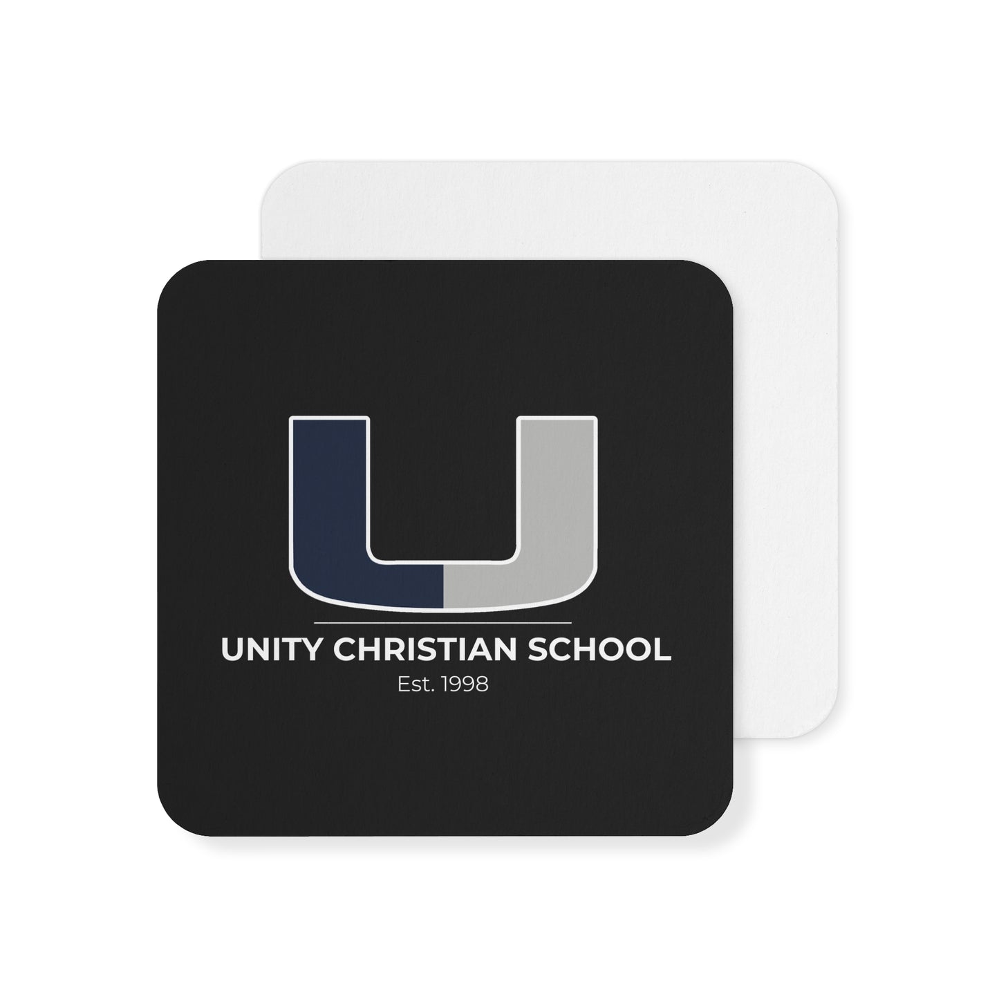 Custom School Coasters, Unity Christian School Coasters, Personalized Drink Coasters, Graduation Party Decor, Customizable Coaster Set