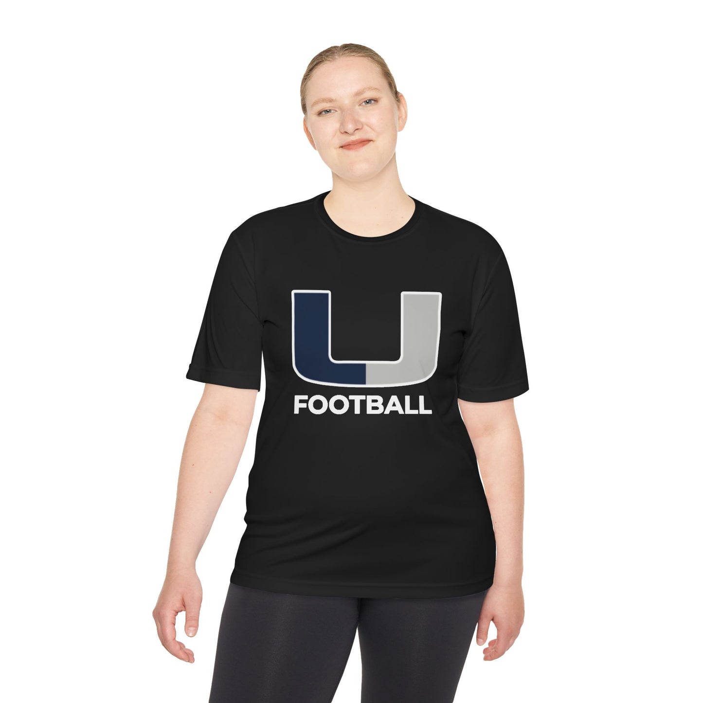 "U FOOTBALL" - Sporty Unisex Moisture Wicking Tee - Perfect for Athletes, Fitness Lovers, and Outdoor Adventurers | Great for Casual Wear, Gifts, [...]