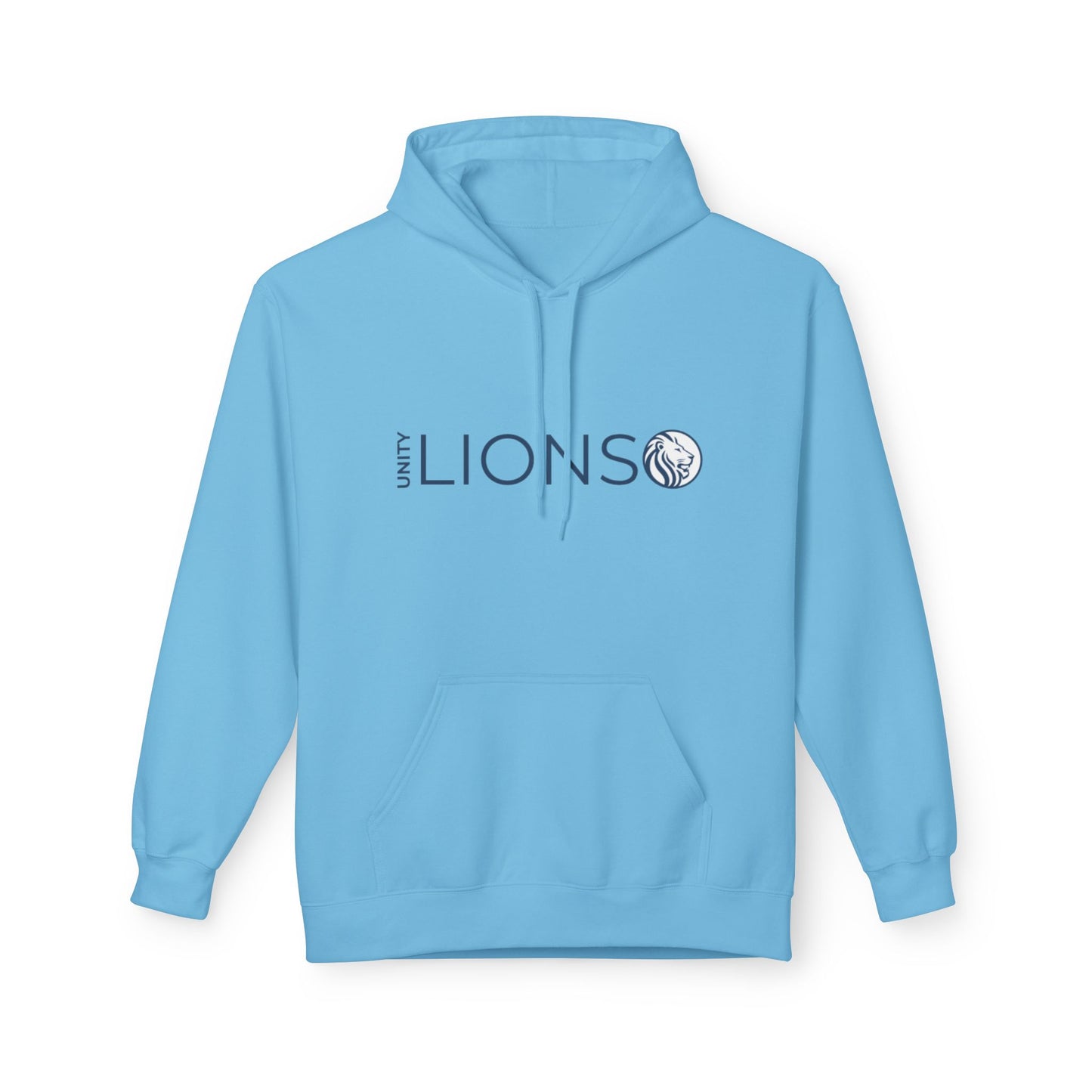 Unity Lions Hoodie, Unisex Fleece Sweatshirt, Casual Wear, Sports Team Apparel, Gift for Friends, College Spirit Gear