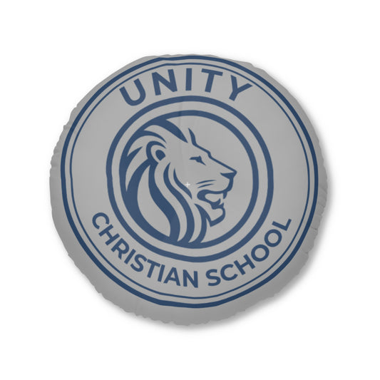 Unity Christian School Tufted Floor Pillow, Round Pillow for School Events, Decorative Cushion for Unity, Student Lounge, School Pride [...]