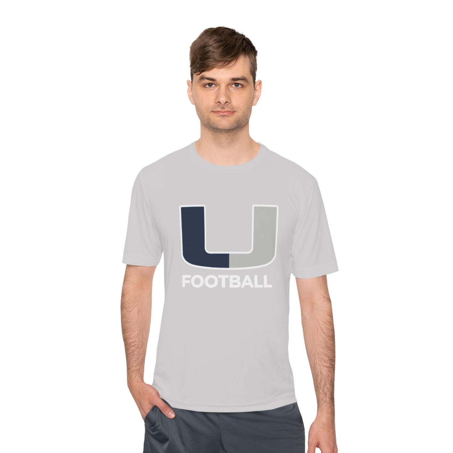 "U FOOTBALL" - Sporty Unisex Moisture Wicking Tee - Perfect for Athletes, Fitness Lovers, and Outdoor Adventurers | Great for Casual Wear, Gifts, [...]