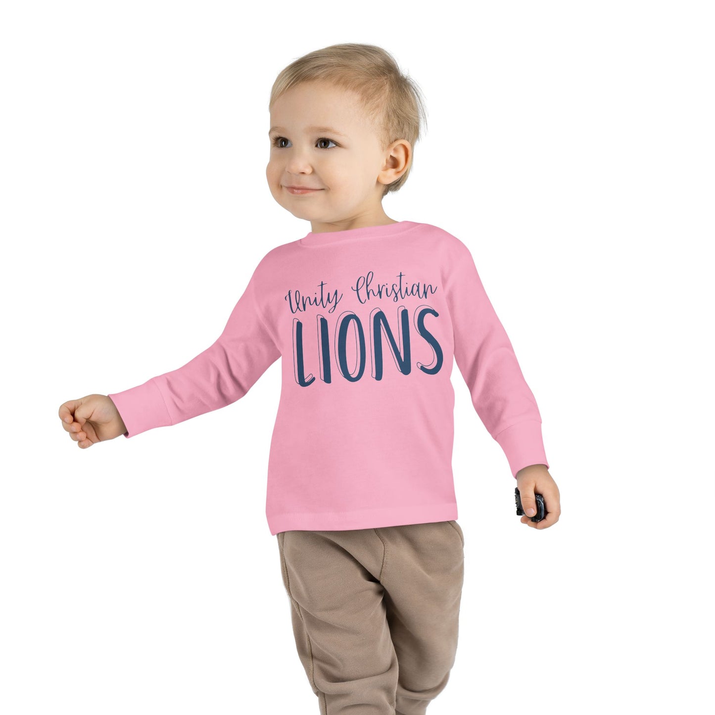 Toddler Long Sleeve Lion Tee | Cute Kids Shirt, Boys Girls Outfit, Birthday Gift, Everyday Wear, Animal Lover Apparel