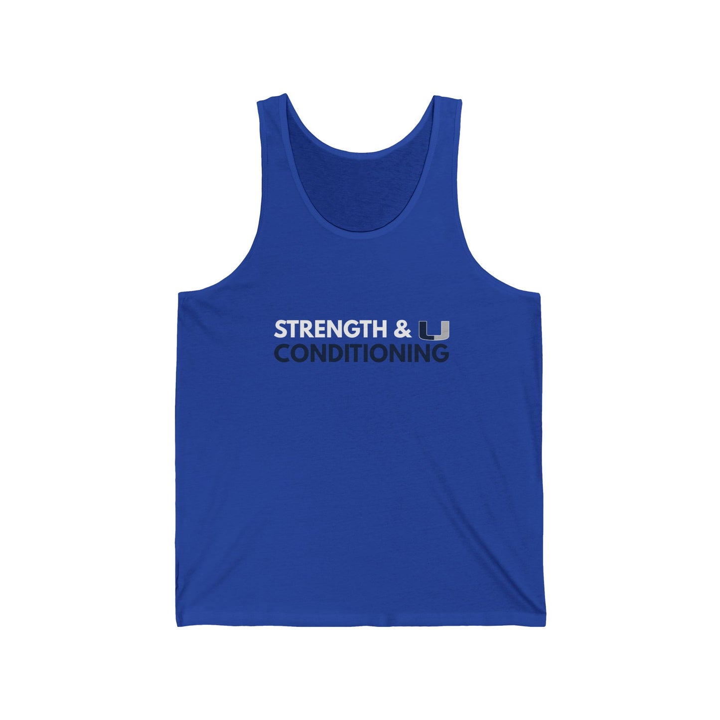 Strength & Conditioning Unisex Tank Top, Gym Wear, Workout Apparel, Fitness Gear, Summer Fashion