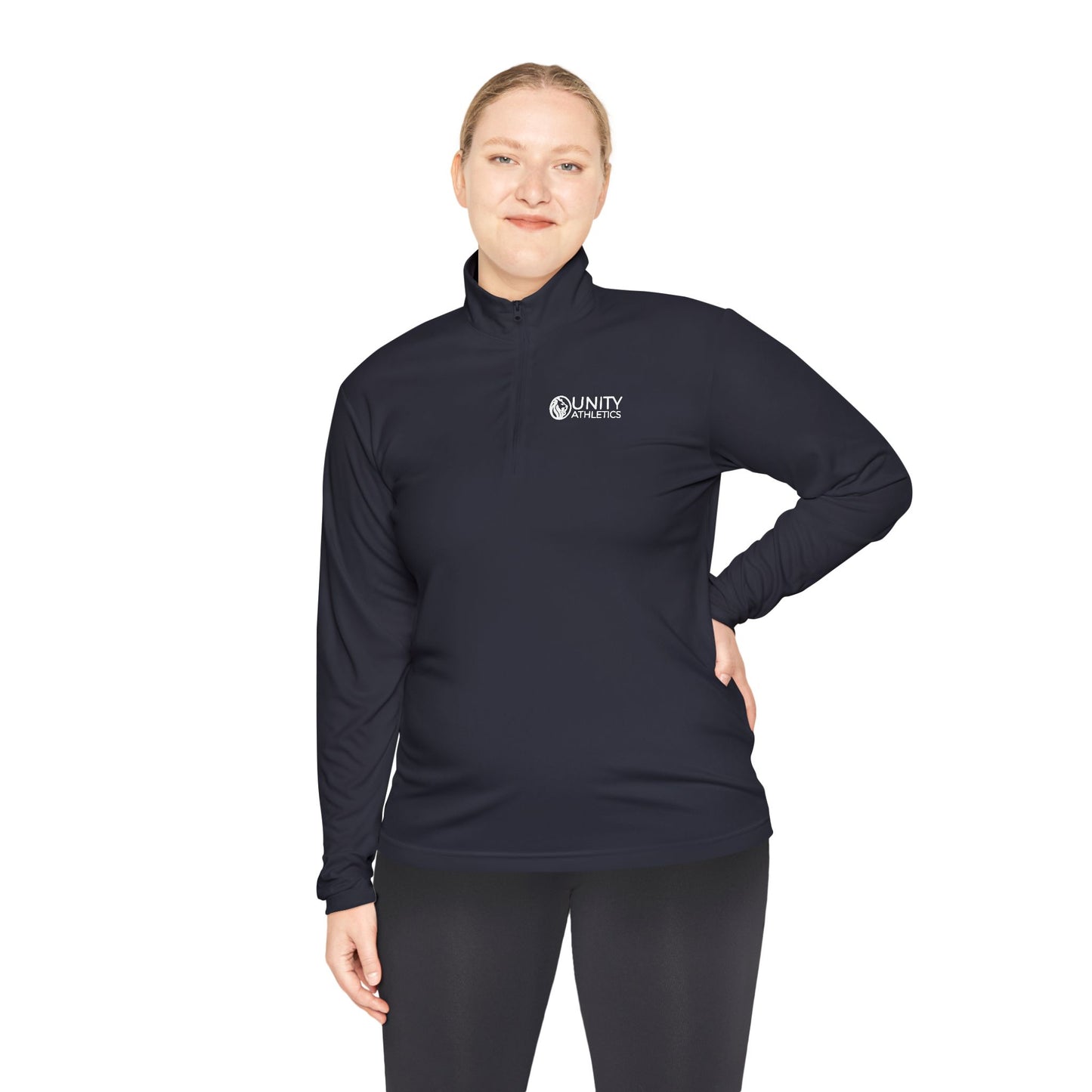 "Unity Christian School Athletics" - Unisex Quarter-Zip Pullover, Cozy Layering Pullover for All Seasons, Casual Wear, Activity & Sports, Gift for Friends & Family